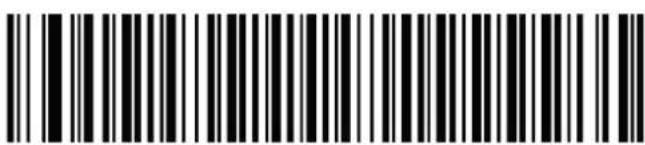 Black and white barcode image with vertical lines and a central dot