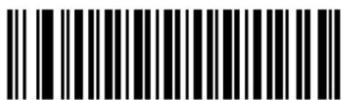 Black and white barcode image with vertical lines and a central dot