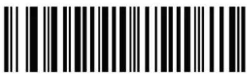 Black and white barcode image with vertical lines and a central dot