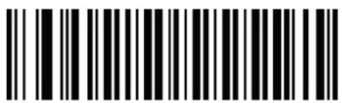 Black and white barcode image with vertical lines and a central dot