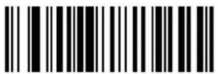Barcode image with black and white vertical bars on white background