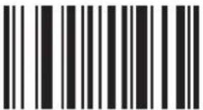 Black and white barcode image with vertical lines on both sides