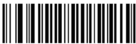 Black and white barcode image with vertical lines above and below the bars