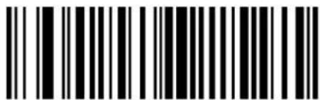 Black and white barcode image with vertical lines and a central dot