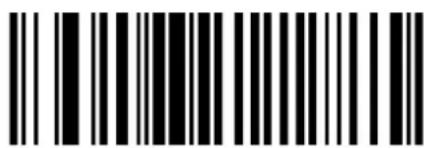 Black and white barcode image with vertical lines above and below the bars