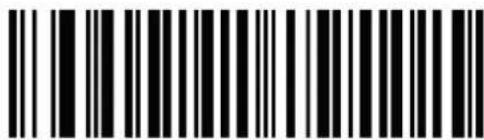 Black and white barcode image with vertical lines and dots, no readable text or symbols