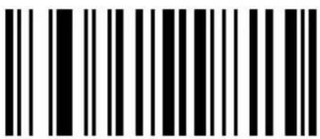 Black and white barcode image with vertical lines on both sides