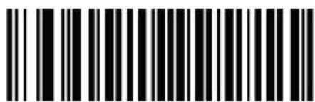 Black and white barcode image with vertical lines and a central dot