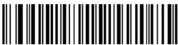 Black and white barcode image with vertical lines and a small number '1' at the bottom
