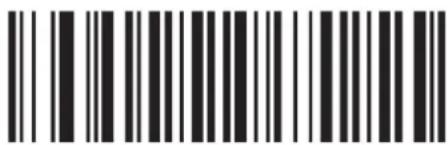 Barcode image with vertical black and white bars, no visible text or symbols beyond the pattern