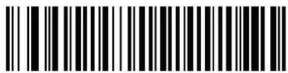 Black and white barcode image with vertical lines and a central dot