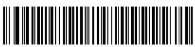 Barcode image with black and white vertical bars, no visible text or symbols beyond the pattern