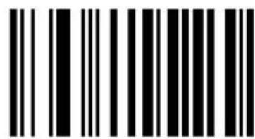 Black and white barcode image with vertical lines on both sides