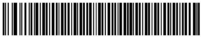 Black and white barcode image with vertical lines and a small white dot in the center