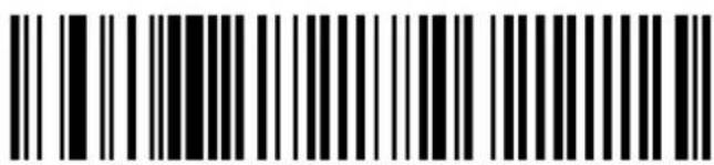 Black and white barcode image with vertical lines and a central dot