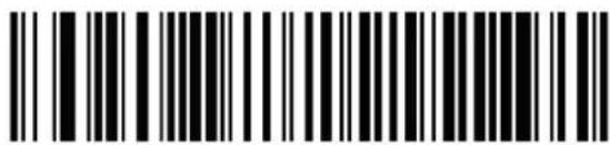 Black and white barcode image with vertical lines and a central dot