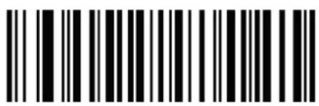 Barcode image with black and white vertical bars on white background