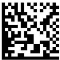 Black and white QR code image containing encoded data