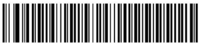Black and white barcode image with vertical lines and a central dot