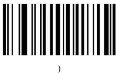 Posiflex HS-6712W - Alphanumeric Barcodes - 12