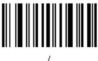 Posiflex HS-6712W - Alphanumeric Barcodes - 7