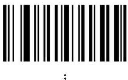 Posiflex HS-6712W - Alphanumeric Barcodes - 14