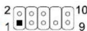 BIOSTAR J3160MD - F\_AUDIO1: Front Panel Audio Header - 2
