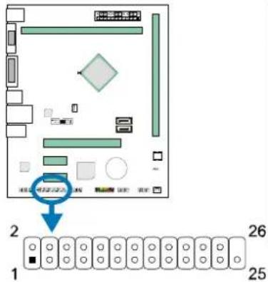 BIOSTAR J3160MD - J\_PRINT1: Printer Port Connector - 1