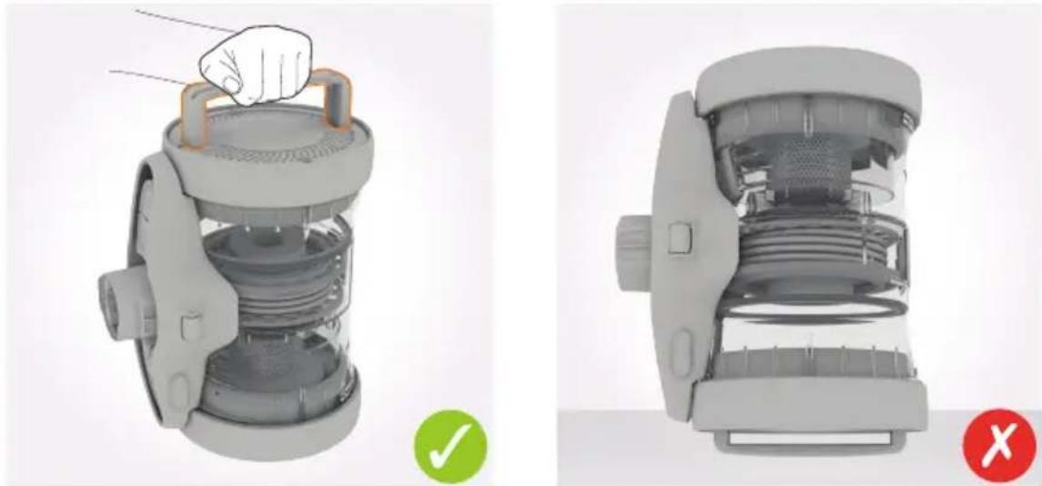 VAX Air Revolve VX29 - Carrying your machine - 1