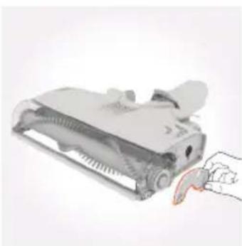 VAX Air Revolve VX29 - Removing blockages from the powered head - 4