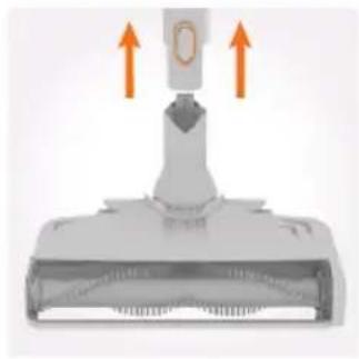 VAX Air Revolve VX29 - Removing hose, telescopic extension tube and accessories - 3