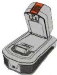 VAX Air VX32SK - Removing the battery from charger - 1