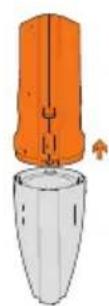 VAX Air VX32SK - Emptying the dirt container - 2