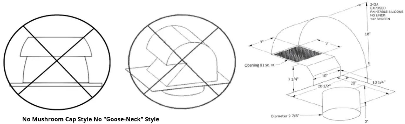 Trade-Wind S7248CD - ROOF CAP DRAWING - 1