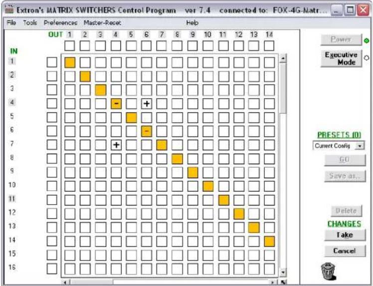 Extron FOX Matrix 320x - Preferences menu - 3