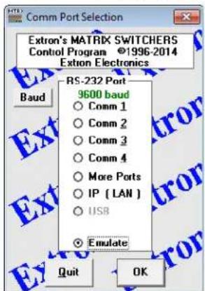 Extron FOX Matrix 320x - Using Emulation Mode - 2