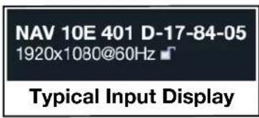 Extron NAV 10E 401 D - On Screen Display (OSD) pane - 2