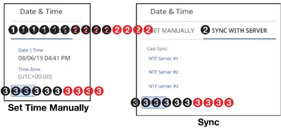 Extron NAV 10E 401 D - Date & Time page - 1