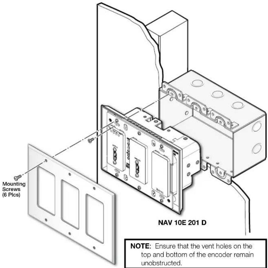 Extron NAV 10E 401 D - Complete the Physical Installation - 1