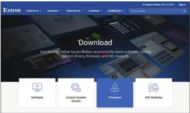 Extron FPC 6000 - Downloading Firmware - 1