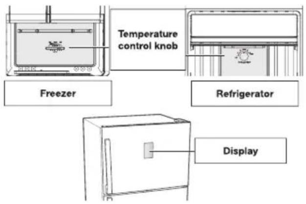 SAMSUNG RT47H567ESL - CONTROLLING THE TEMPERATURE - 1