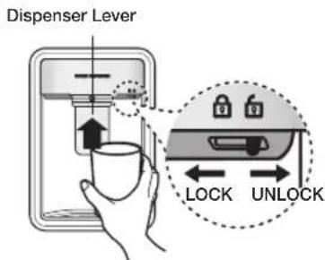 SAMSUNG RT47H567ESL - Close the refrigerator door after fitting the water tank. - 2