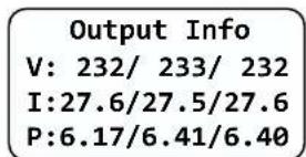 CyberPower CPSPV40000ETL - Interface 2: Input informaon. - 1