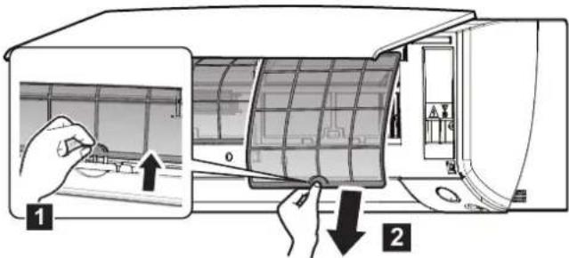 DAIKIN ATXM50A2V1B - To clean the air filters - 1