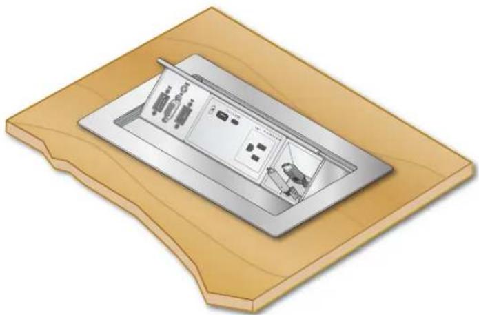 Extron Cable Cubby F55 - Check with local and state regulations before starting the installation - 1