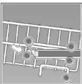 BOSCH SMP63M05AU - Top basket with upper and lower roller pairs - 2