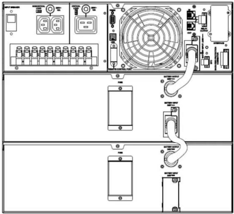 CyberPower BPE240V50ART3US - CONNECTION #2 : POWER MODULE WITH MULTIPLE BATTERY MODULES - 2