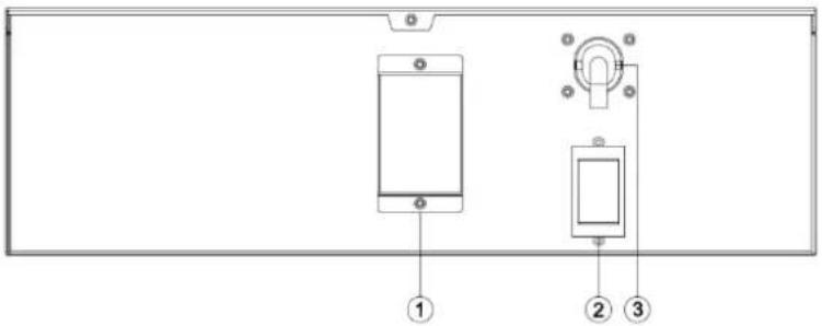 CyberPower BPE240V50ART3US - BATTERY MODULE FRONT/REAR PANEL DESCRIPTION - 2