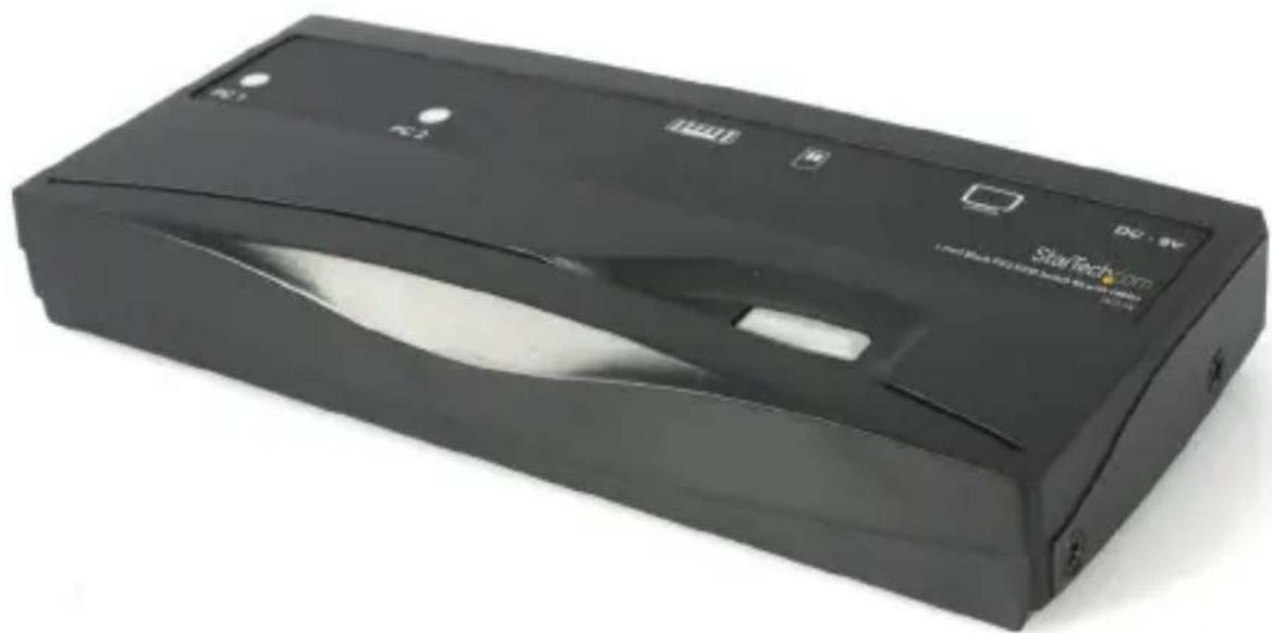 StarTech.com SV411K - or 4 Port Black PS/2 KVM Switch Kit with Cable - 1