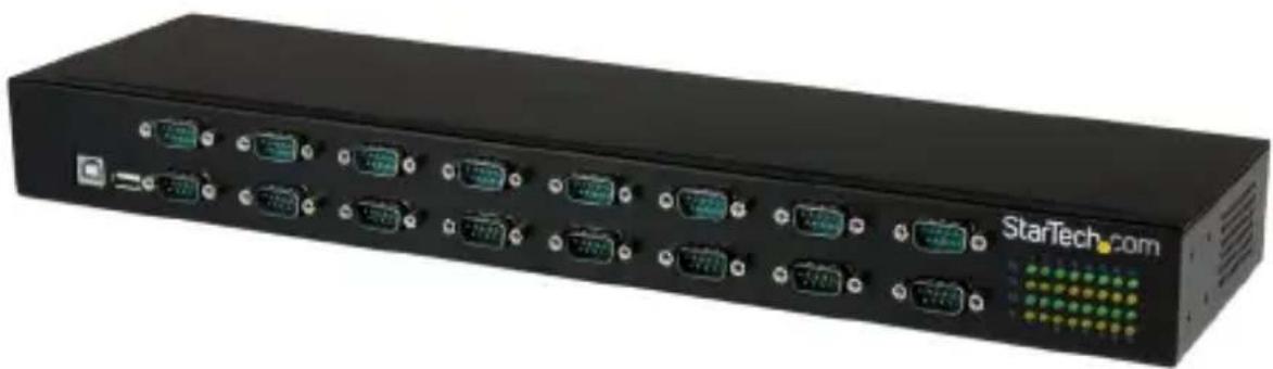 StarTech.com ICUSB23216FD - 16-Port USB-to-Serial Adapter Hub with Daisy Chain Support - 1